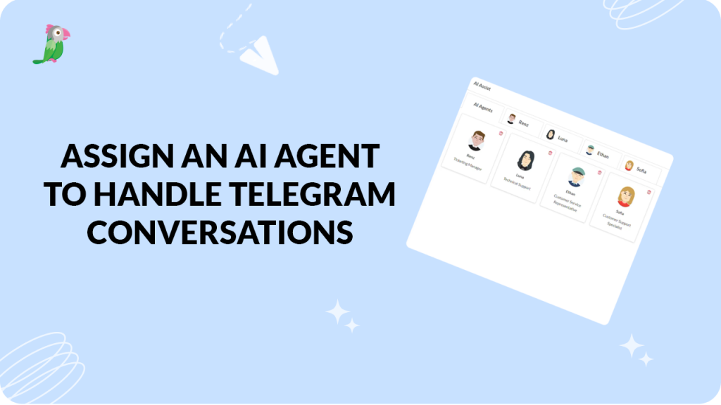 Assign an AI Agent to Telegram conversations